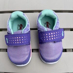 See Kai Run Shoes Toddler 5 Purple Mint Hook & Loop Mesh Sneakers‎